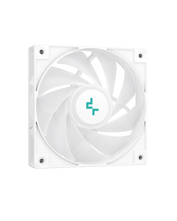 DeepCool AG400 WH ARGB Air Cooler - 120mm Fan, 75.89 CFM, 31.6 dB(A), Addressable RGB LED