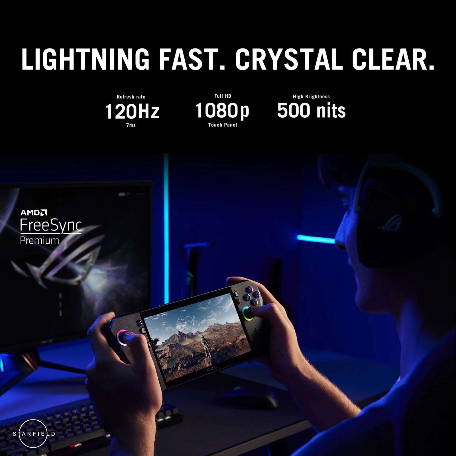 ASUS ROG Ally Handheld Gaming Console, AMD Ryzen Z1 Extreme Processor, AMD Radeon Graphics , 24GB, 1TB PCIe 4.0 NVMe M.2 SSD, 17.78cm (7), RC72LA-NH021W - | Buy Online at Shwetha Computers