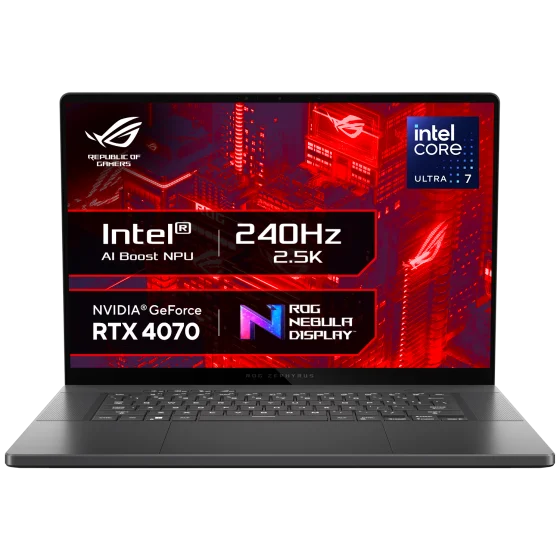 ASUS ROG Strix Zephyrus G16 Gaming Laptop with Intel Core Ultra 7 Processor 155H, 16GB DDR5 Ram, 1TB PCIe 4.0 NVMe M.2 SSD GU605MI-QP001WS