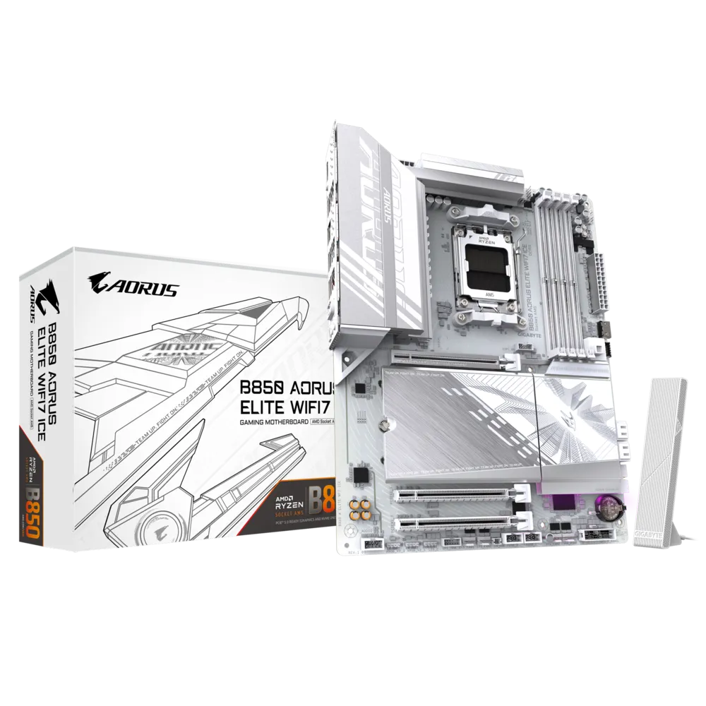 Gigabyte B850 AORUS Elite WiFi7 Ice Motherboard