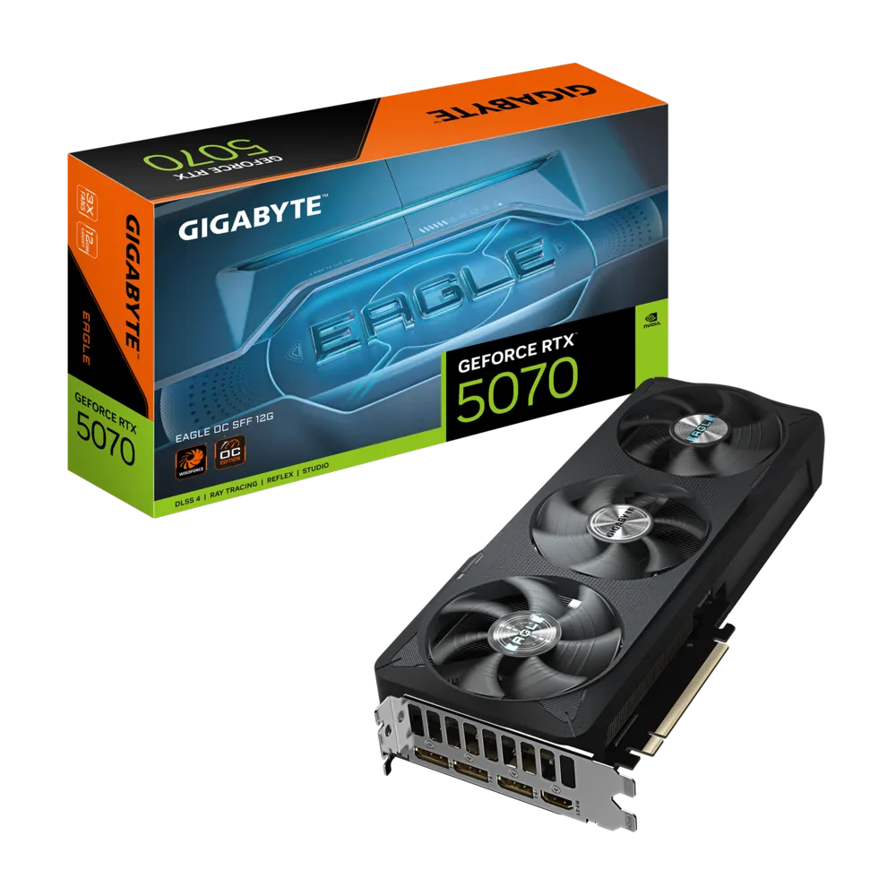 Gigabyte GeForce RTX 5070 EAGLE OC SFF 12GB GDDR7 Graphics Card