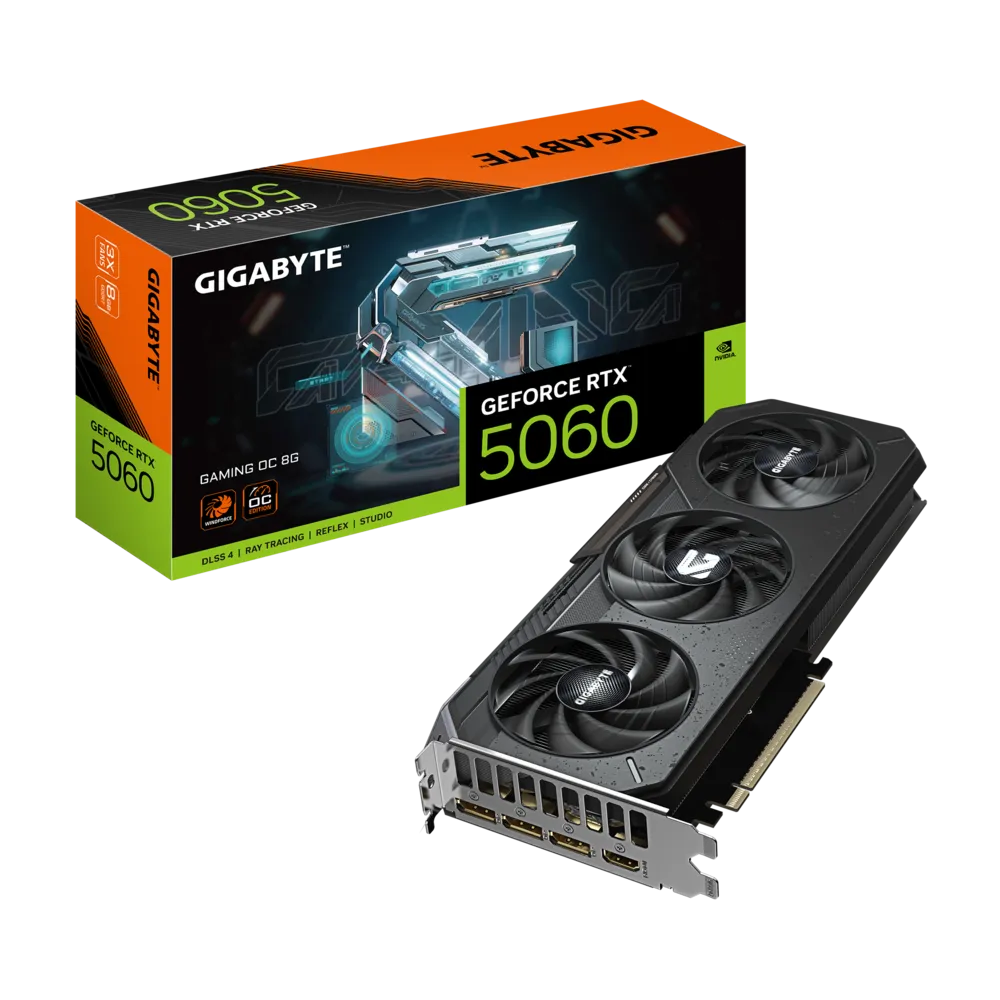 Gigabyte GeForce RTX 5060 GAMING OC 8GB GDDR7 Graphics Card
