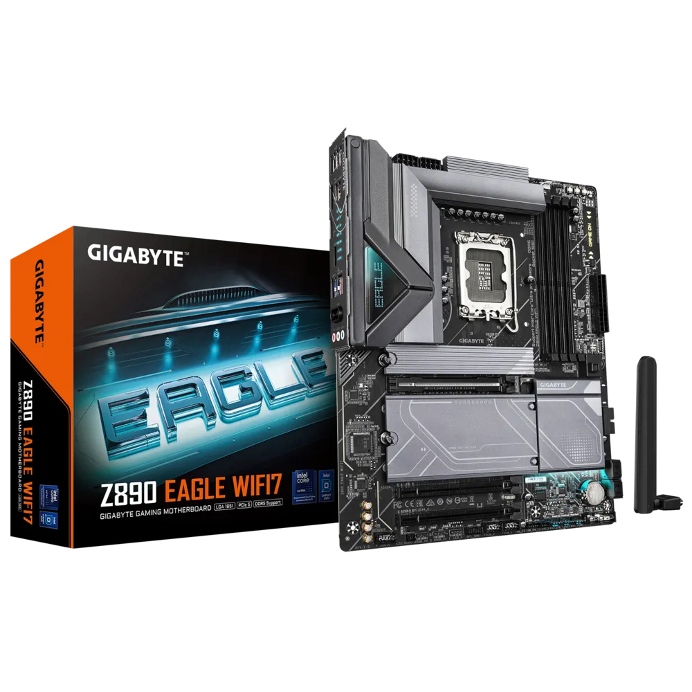 Gigabyte Z890 EAGLE WIFI7 LGA 1851 ATX Motherboard (Matte Black)