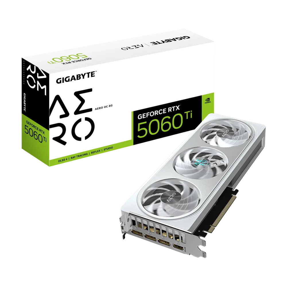 Gigabyte GeForce RTX 5060 Ti AERO OC 8GB GDDR7 Graphics Card
