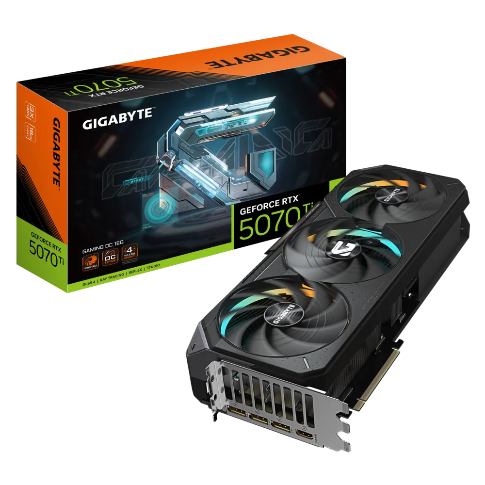 Gigabyte GeForce RTX 5070 Ti GAMING OC 16GB GDDR7 Graphics Card - | Buy Online at Shwetha Computers