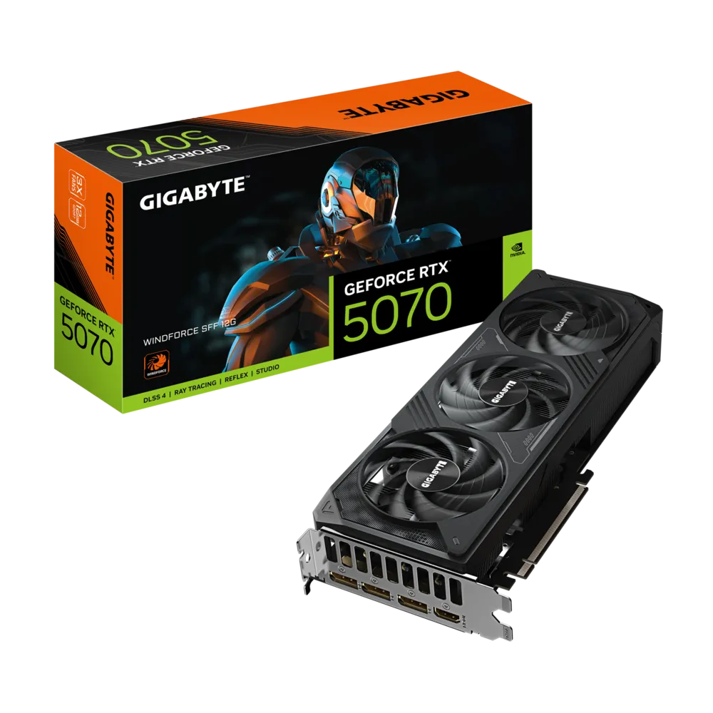 Gigabyte GeForce RTX 5070 WINDFORCE SFF 12GB GDDR7 Graphics Card - | Buy Online at Shwetha Computers