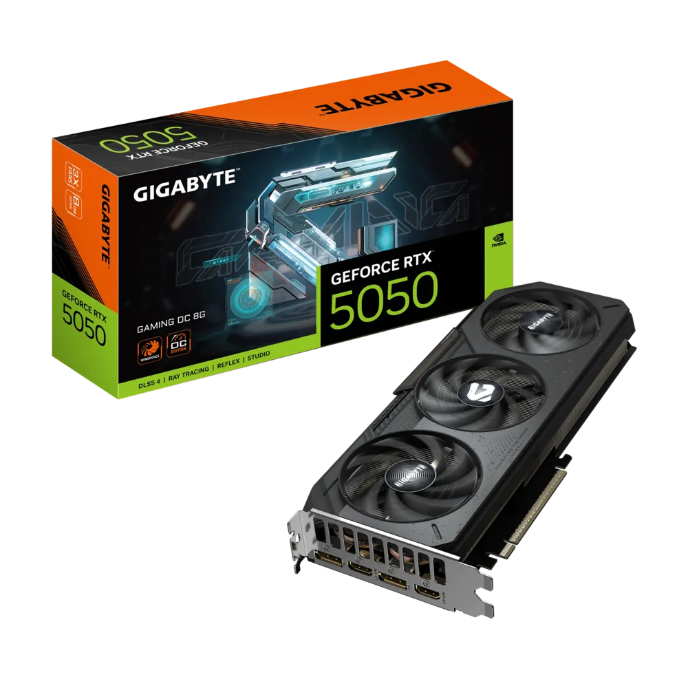 Gigabyte GeForce RTX 5050 GAMING OC 8GB GDDR6 Graphics Card