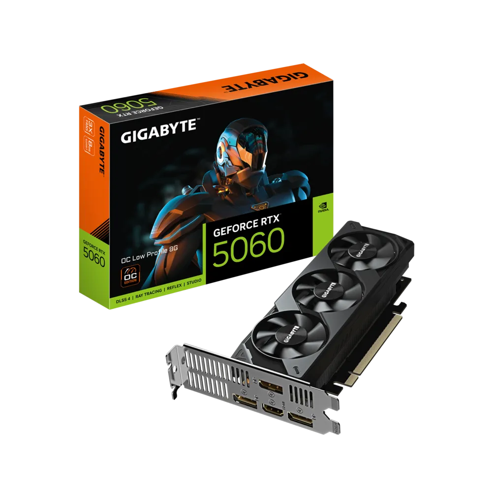 Gigabyte GeForce RTX 5060 OC Low Profile 8GB GDDR7 Graphics Card