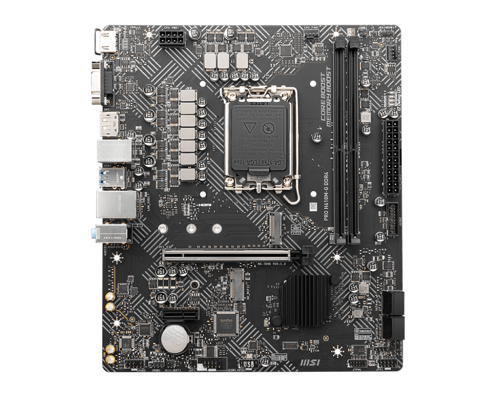 MSI PRO H610M-G DDR4 Motherboard