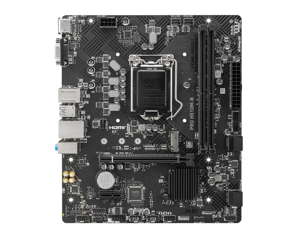 MSI PRO H510M-B DDR4, Motherboard