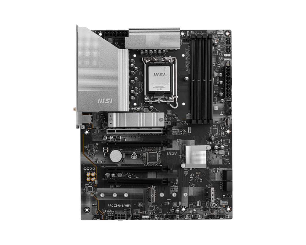 MSI PRO Z890-S WIFI, Thunderbolt 4, DDR5, PCIe 5.0 M.2 Motherboard