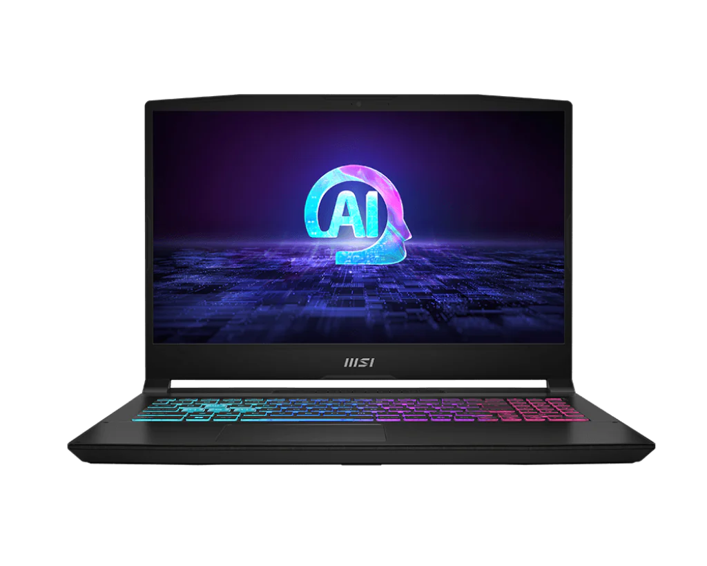 MSI Katana A15 AI Gaming Laptop Ryzen 9 8945HS Processor, RTX 4050, 8x2GB, 1TB SSD, 15.6