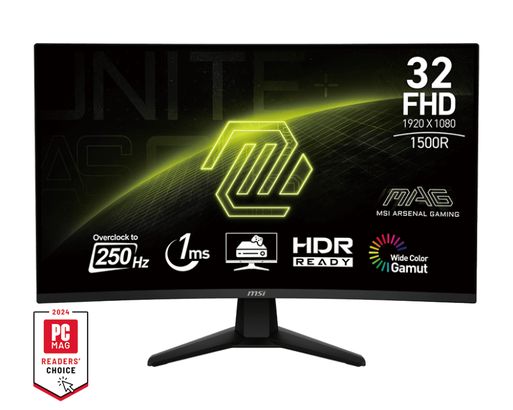 MSI MAG 32C6X 31.5" FHD, Gaming Monitor