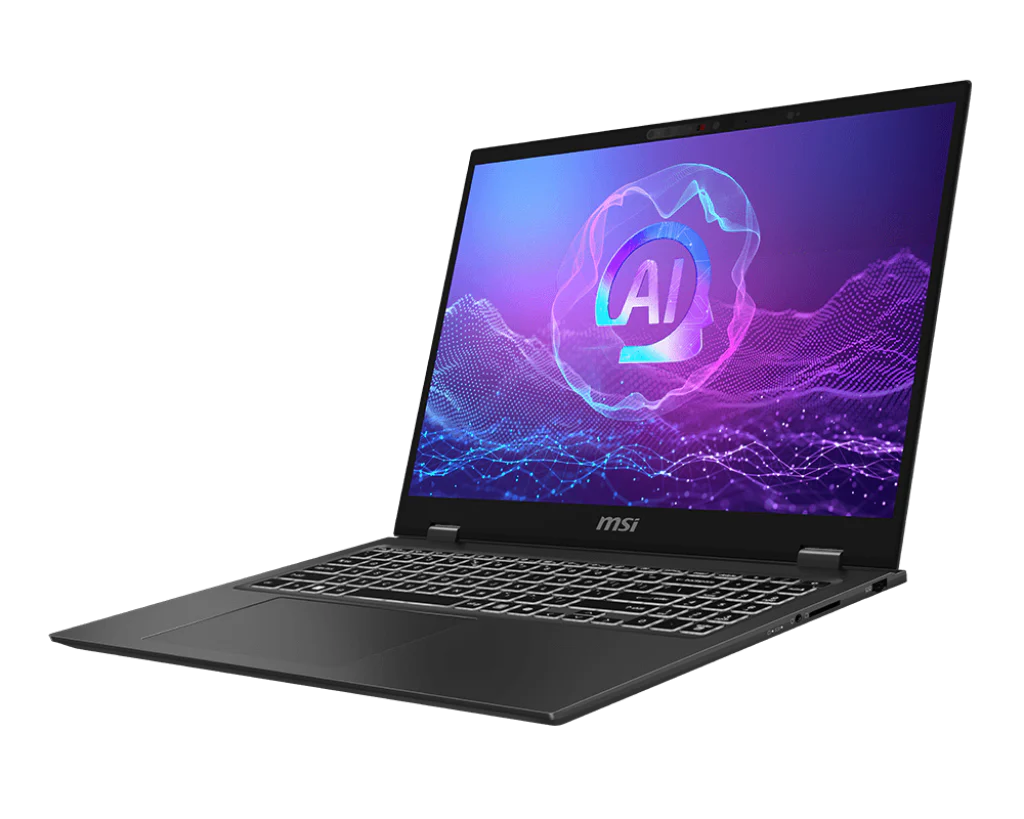 MSI Prestige 16 AI+Evo Gaming Laptop Intel Core Ultra 7 258V Processor, Intel Arc Graphics, 32GB, 1TB SSD, 16" QHD+, 16 AI+Evo B2VMG-060IN - | Buy Online at Shwetha Computers