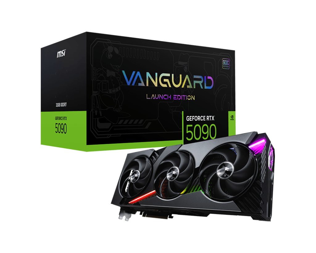MSI GeForce RTX 5070 Ti 16G GDDR7 VANGUARD SOC Launch Edition Graphics Card - | Buy Online at Shwetha Computers