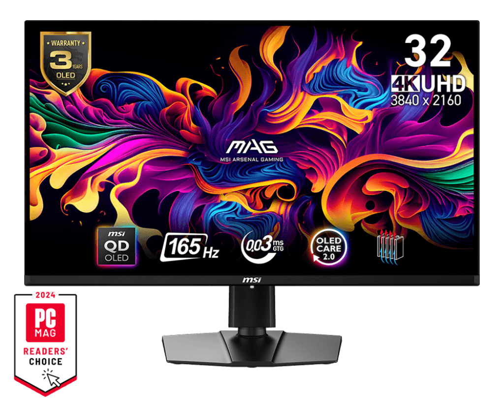 MSI MAG 321UP QD-OLED Gaming Monitor