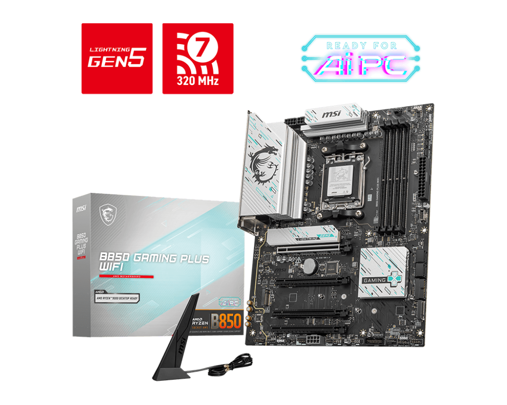 MSI B850 GAMING PLUS WIFI Motherboard - | Buy Online at Shwetha Computers