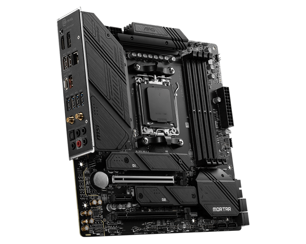 MSI MAG B650M MORTAR WIFI Motherboard - AMD Ryzen Support