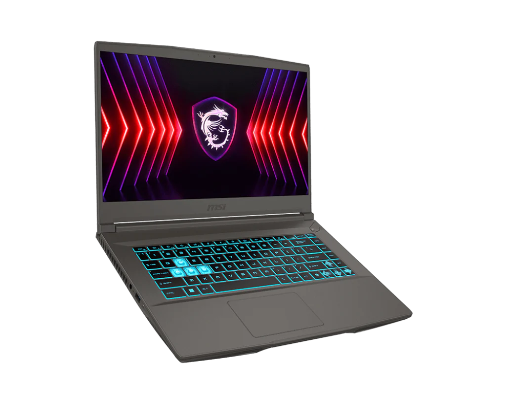 MSI Thin 15 H Gaming Laptop Intel Core i7-12650H processor, NVIDIA GeForce RTX 3050, 8x2GB, 512GB SSD, 15.6