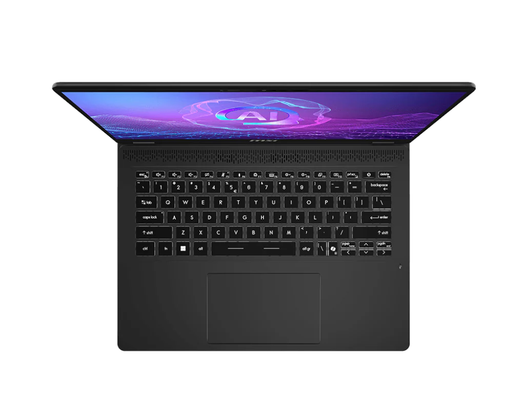 MSI Prestige 14 AI Evo Gaming Laptop Intel Core Ultra 7 255H Processor, Intel Arc Graphics, 16x2GB, 1TB SSD,14