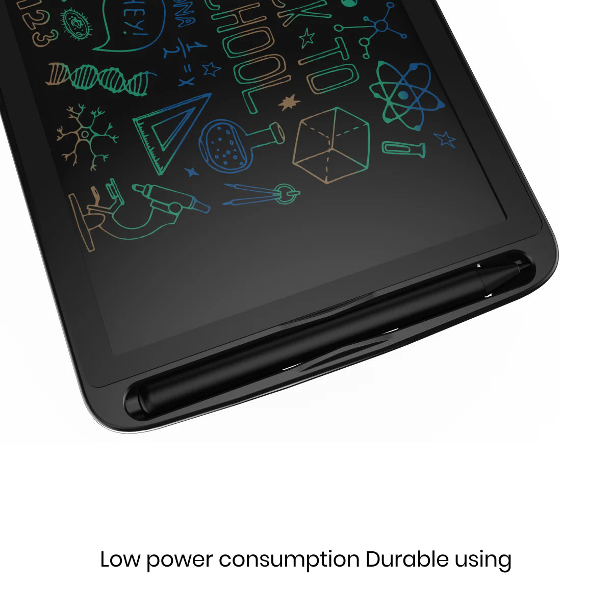 PORTRONICS Ruffpad 8.5M Multicolor LCD Writing Pad | Multicolor LCD | One-Tap Erase | 8,5 Inches Screen | Smart Lock