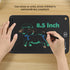 PORTRONICS Ruffpad 8.5M Multicolor LCD Writing Pad | Multicolor LCD | One-Tap Erase | 8,5 Inches Screen | Smart Lock