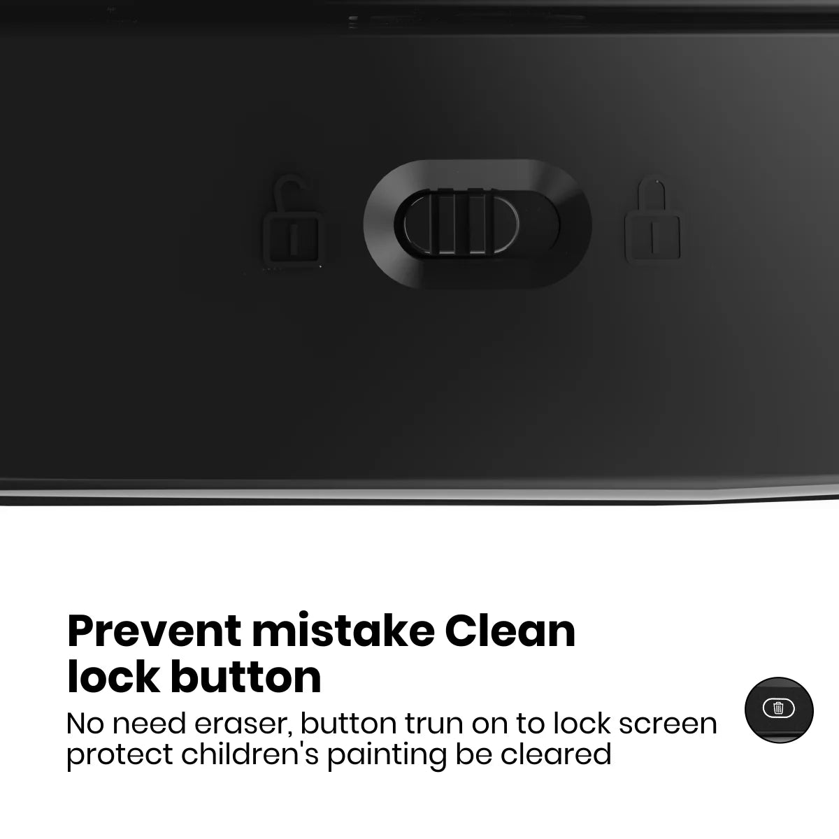 PORTRONICS Ruffpad 8.5E Re-Writable LCD Writing Pad | Monocolor LCD | One-Tap Erase | 8.5 Inches Screen | Smart Lock - | Buy Online at Shwetha Computers