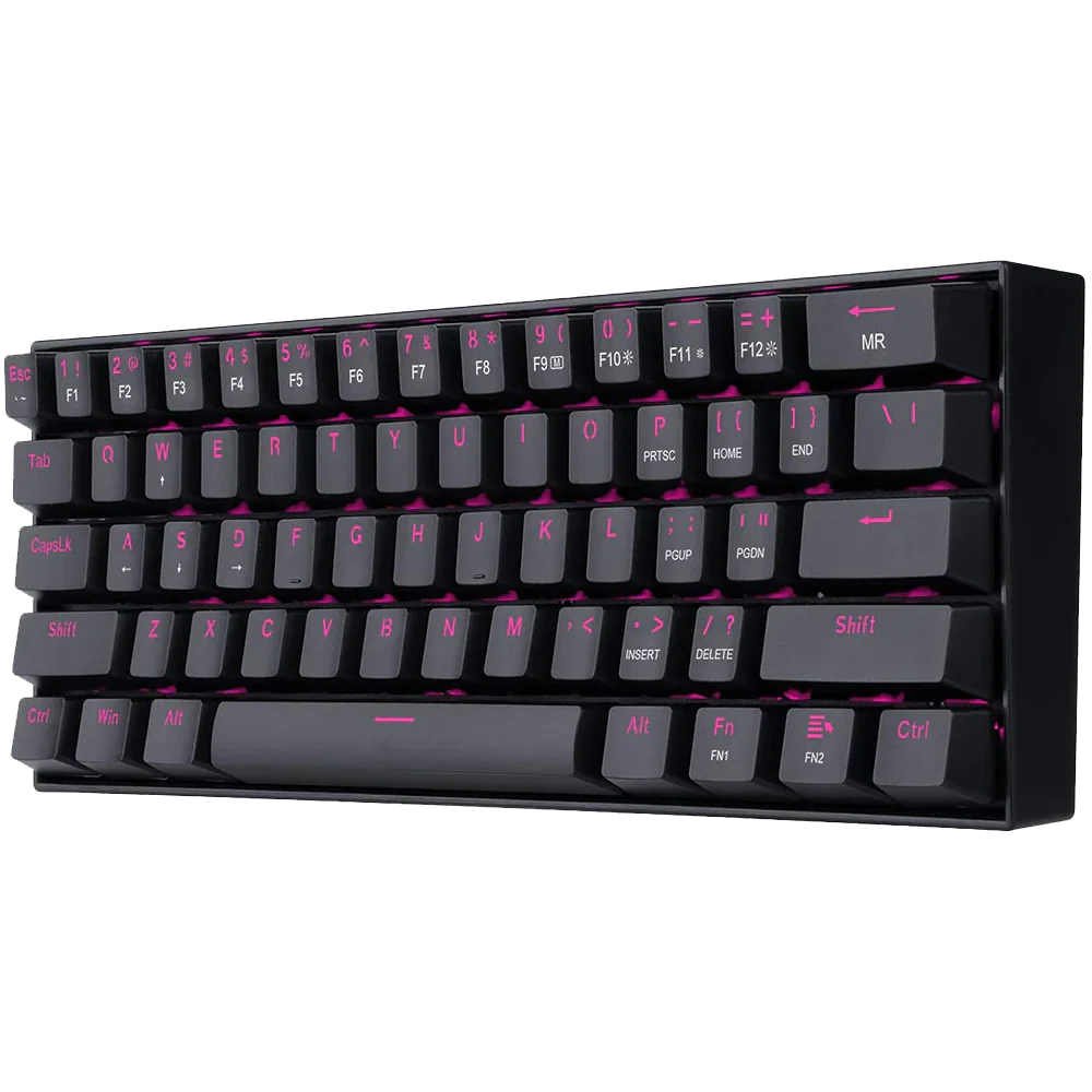 Redragon Wired Mechanical Keyboard Pink LED (Brown Switch)