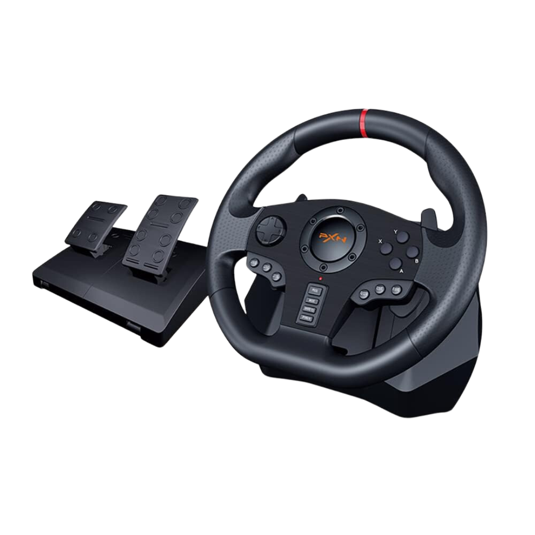PXN V900 Racing Wheel 270/900 Degree Universal USB Controller, PS3 PS4 PC Switch, Black