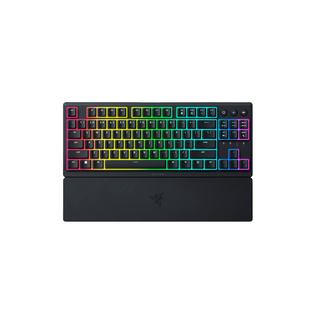 Razer Ornata V3 Tenkeyless Gaming Keyboard - Mecha-Membrane Switches, Razer Chroma RGB, Tactile, Spill-Resistant