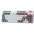 Redragon Magicwand SE K655 75% Wired Mechanical Keyboard White and Grey (Quiet Linear Red Switch)