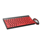 PORTRONICS Key 2 Combo Multimedia Wireless Keyboard & Mouse 2.4 GHz Wireless | Tenkeyless Size | Single USB Receiver | High-Precision Mouse