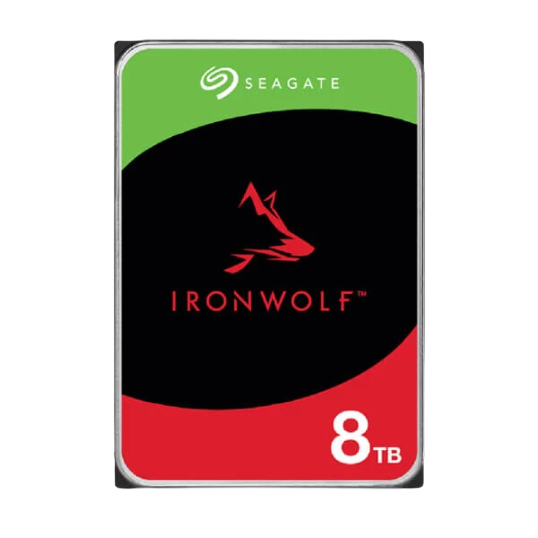 Seagate IronWolf 8TB NAS Internal Hard Drive - 3.5 Inch SATA 6Gb/s 7200 RPM 256MB Cache