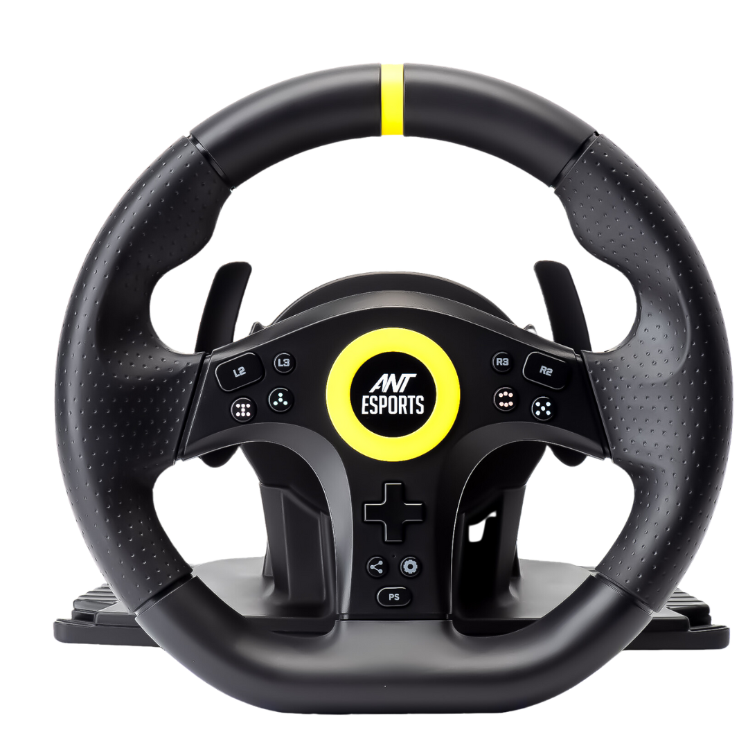 Ant Esports GW180 Corsa Racing Wheel & Pedal Set - Immersive 270-Degree Rotation