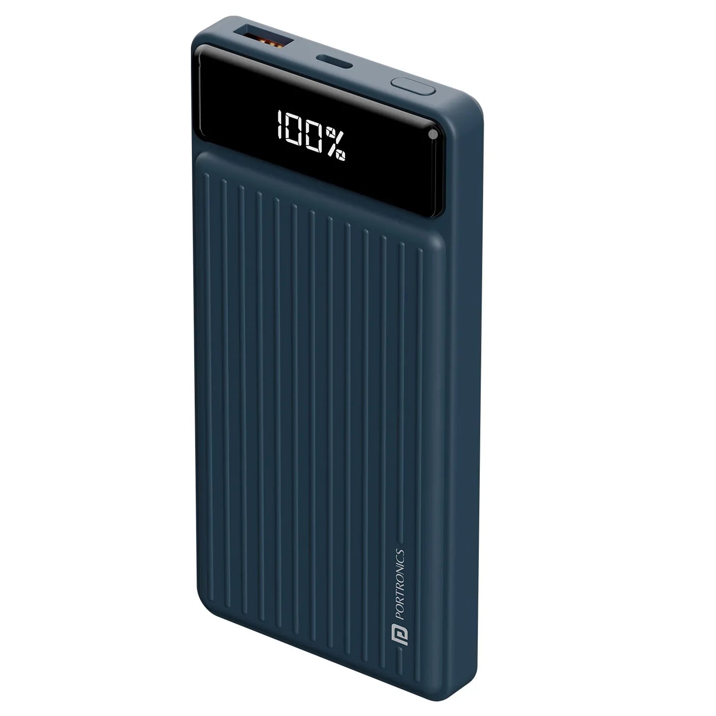 PORTRONICS Luxcell B Powerbank 10000 mAH | BIS Certified | Compact |Dual Port - Blue | Buy Online at Shwetha Computers