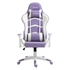 Ant Esports 9077 Adjustable Ergonomic Gaming Chair (White & Purple)