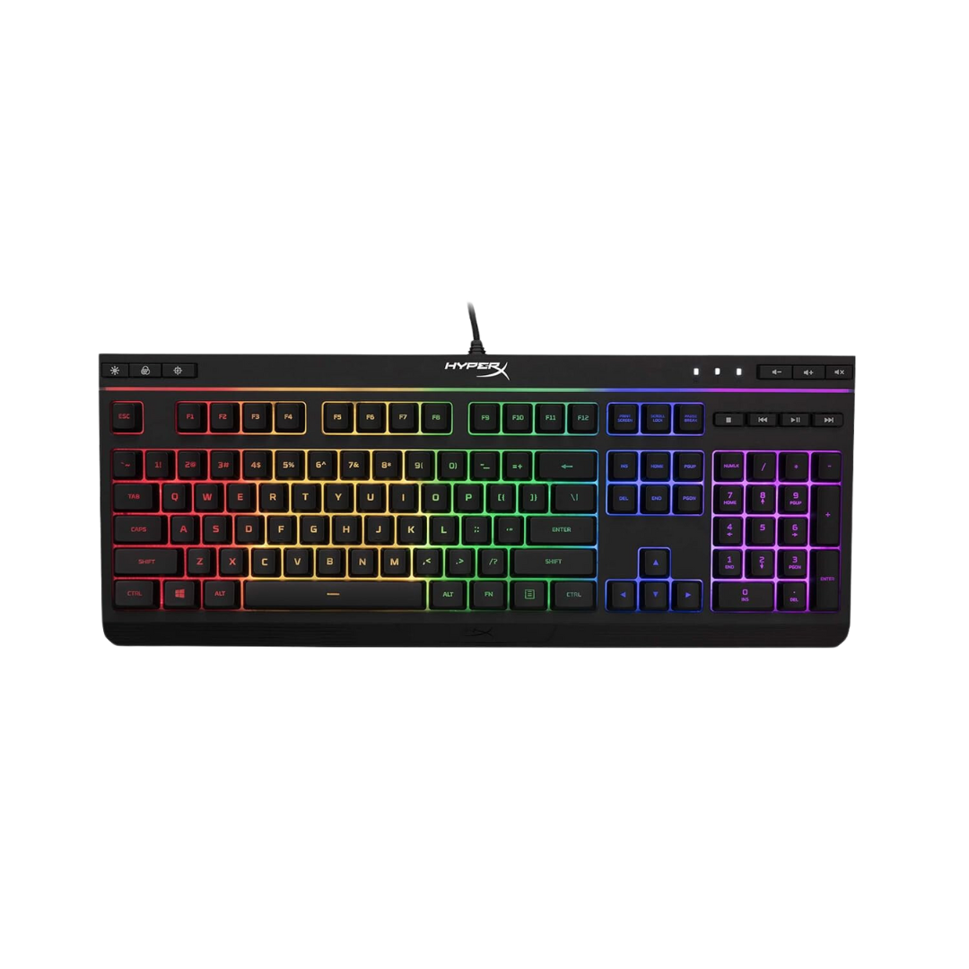 HyperX Alloy Core RGB Membrane Gaming Keyboard (Black) with 5 Zone Backlight