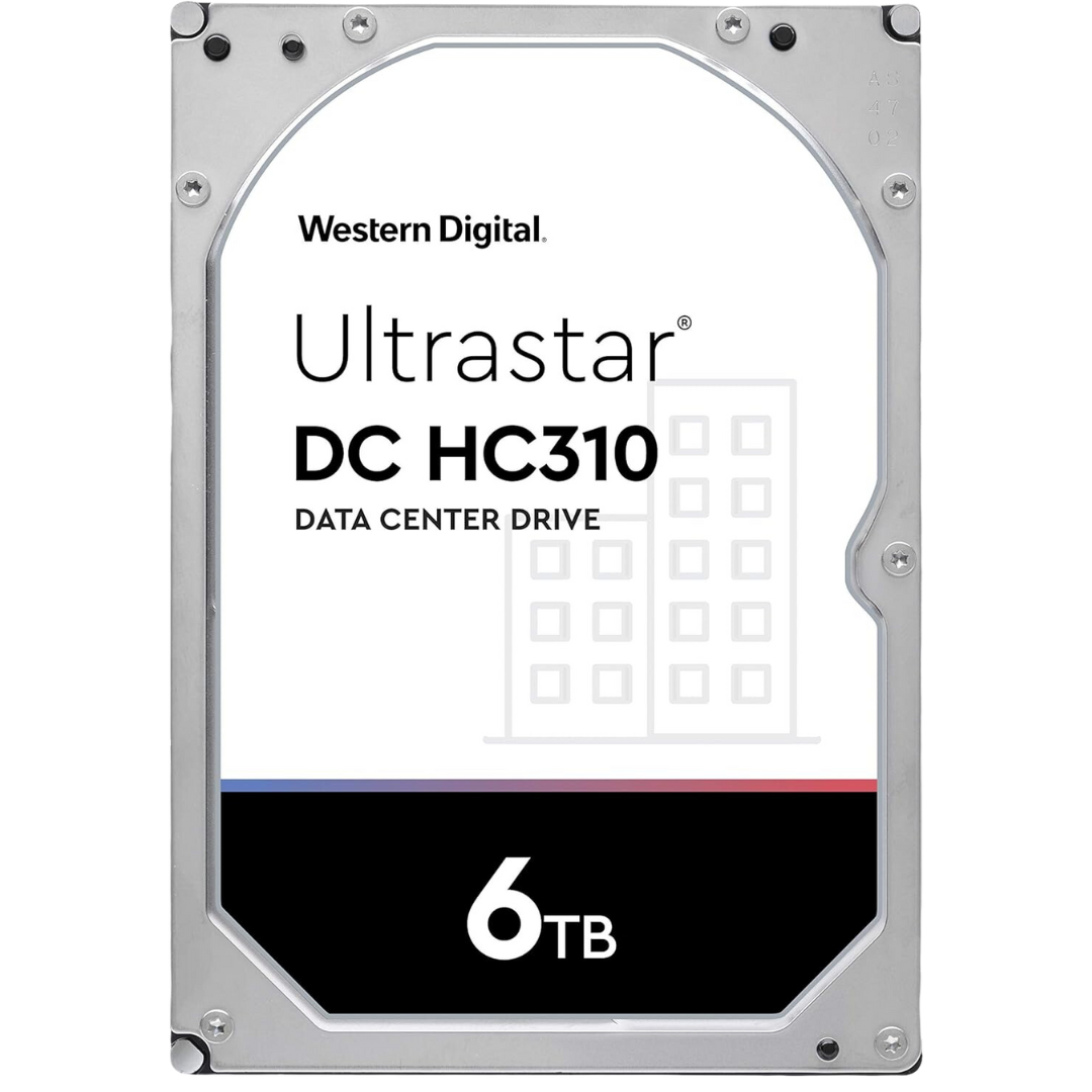 Western Digital HDD WD Ultrastar 6tb - HUS726T6TALE6L4 6TB SATA 7200 RPM 256MB Cache CMR SE 5-Year Warranty 147mm x 101.6mm x 26.1mm