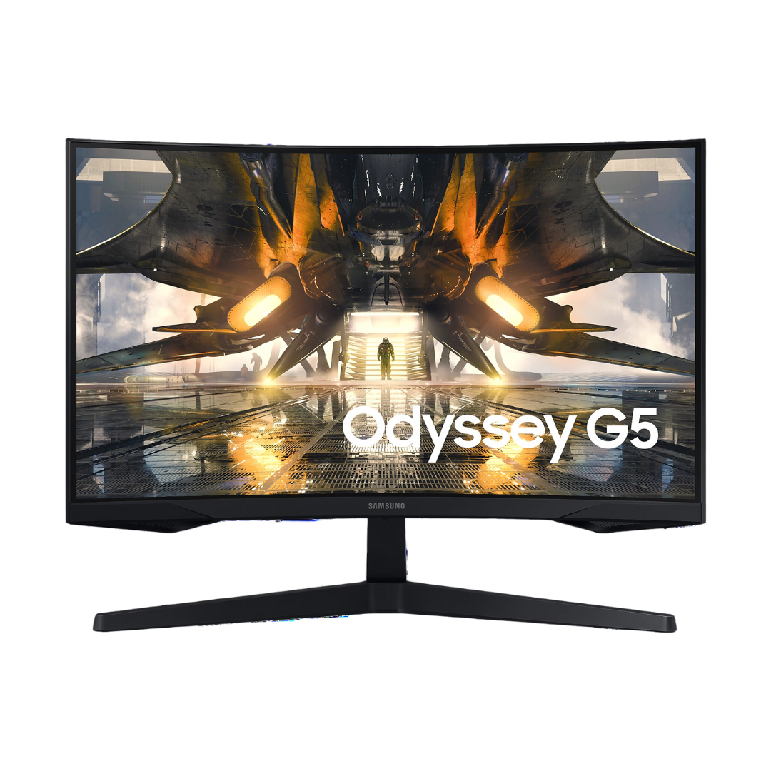 Samsung 27" LS27AG550 Curved Gaming Monitor - 1MS,165Hz,2K, IPS Screen, 1440p Resolution