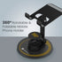 PORTRONICS Mobot 4 360*Degree Universal Mobile Holder | 2 Way Adjustable | 4-6.5 Inch Compatible Device | Aluminium Body| Portable & Foldable