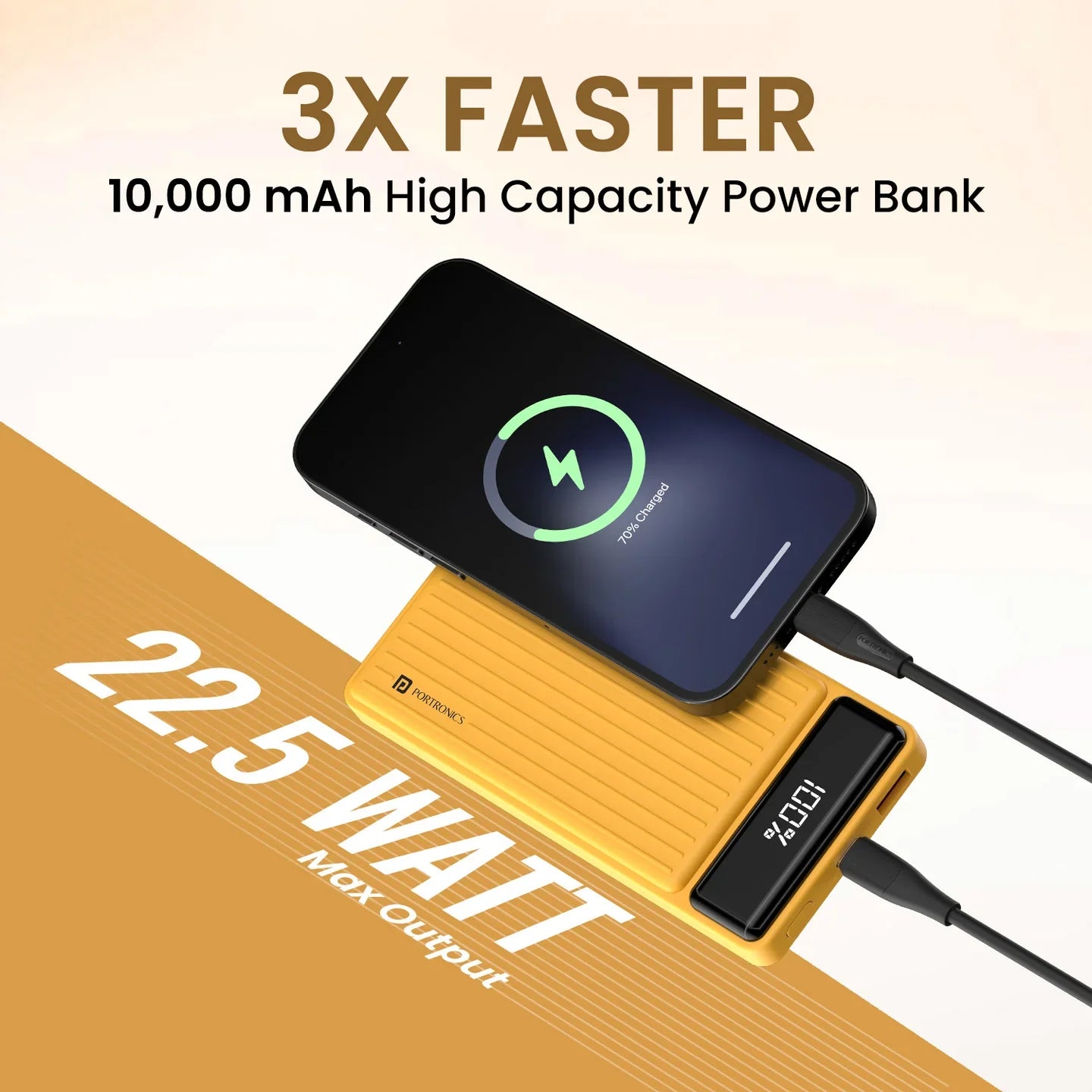 PORTRONICS Luxcell B Powerbank 10000 mAH | BIS Certified | Compact |Dual Port - | Buy Online at Shwetha Computers