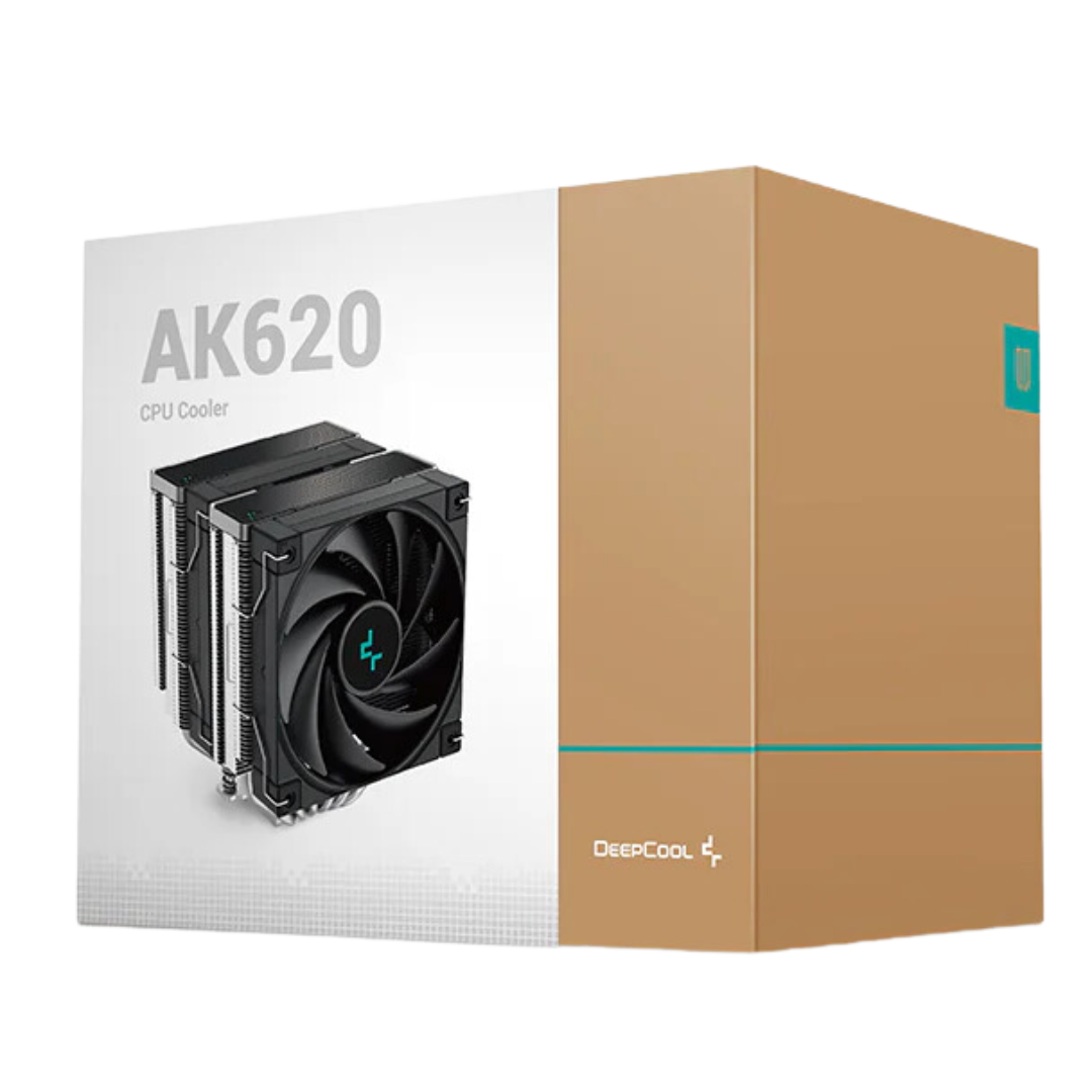 DeepCool AK620 Air Cooler - 12VDC Fan, 1850 RPM Speed, 68.99 CFM Airflow