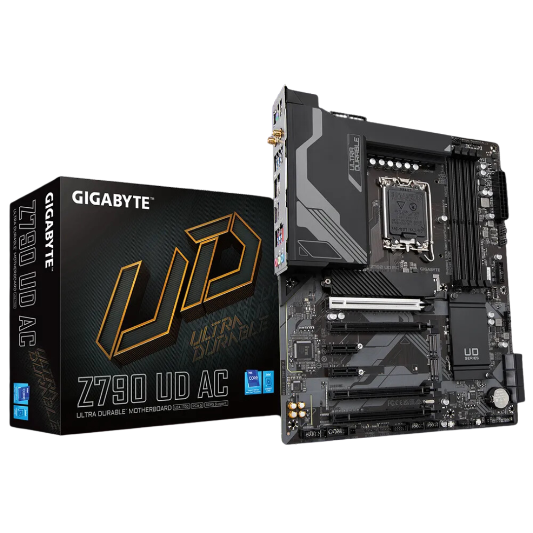 GIGABYTE Z790 UD AC ATX Motherboard with DDR5 7600(O.C.) Memory Support