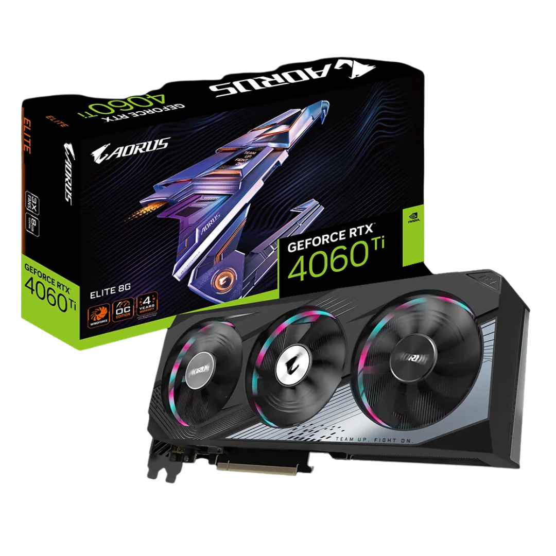 Gigabyte RTX 4060 TI Aorus Elite 8GB GDDR6 128-bit PCIe 4.0 Graphics Card