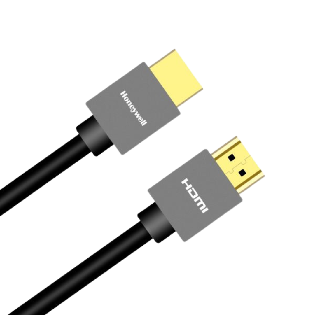 HONEYWELL HDMI 2.0 Male to Male Cable 2 MTR with Ethernet - 24K Gold Plated, 3D/4K x 2K Video, 18GBPS, Slim