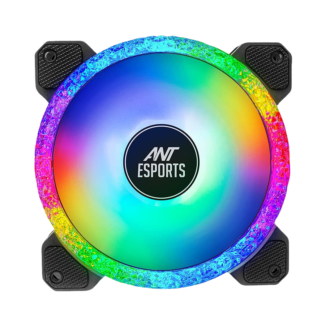 Ant Esports 120mm Auto RGB Fan with 38 CFM Air Flow