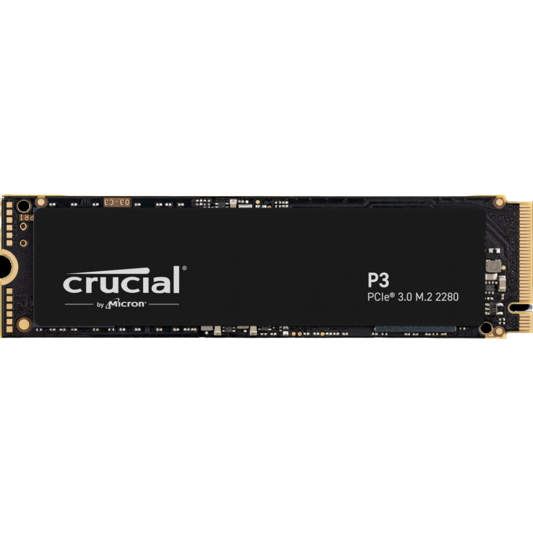 Crucial P3 1TB NVMe M.2 SSD - 3,500/3,000 MB/s