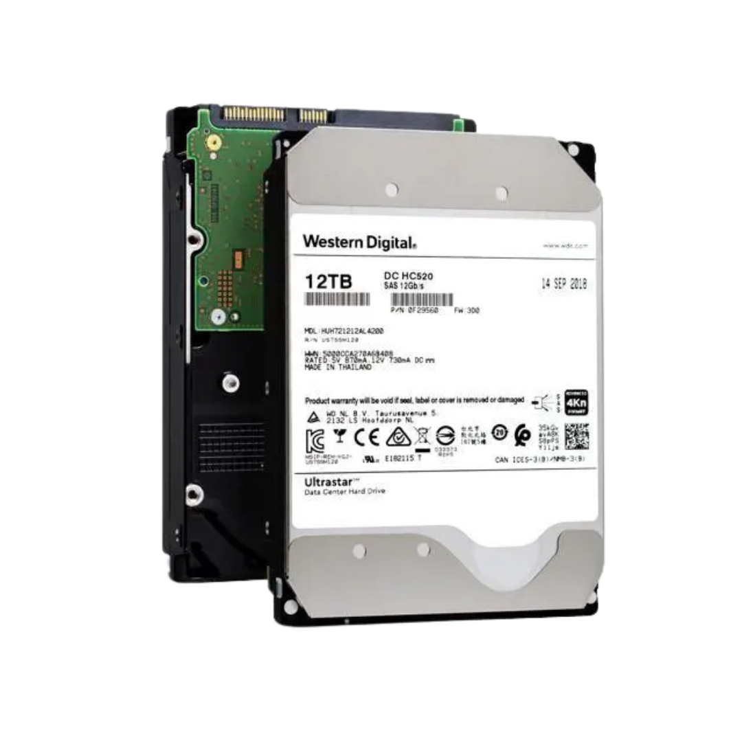 Western Digital 12TB Ultrastar HUH721212ALE604 HDD WD - 7200RPM PMR 256MB Cache