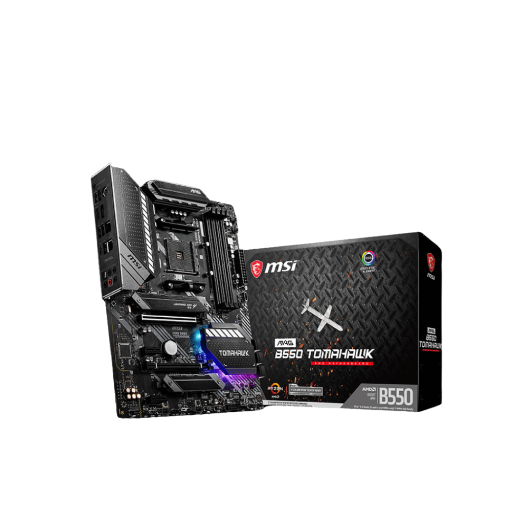 MSI MAG B550 TOMAHAWK ATX Motherboard with AMD B550 Chipset