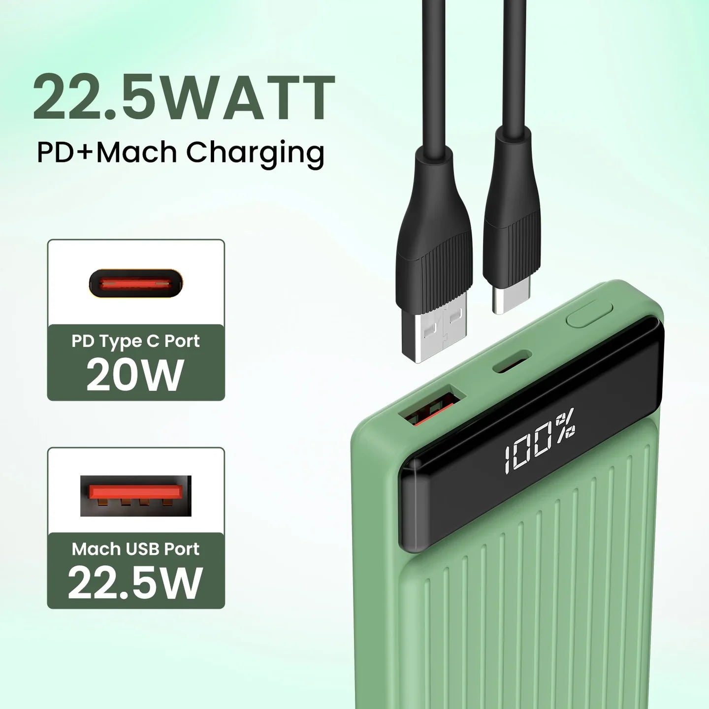 PORTRONICS Luxcell B Powerbank 10000 mAH | BIS Certified | Compact |Dual Port - | Buy Online at Shwetha Computers